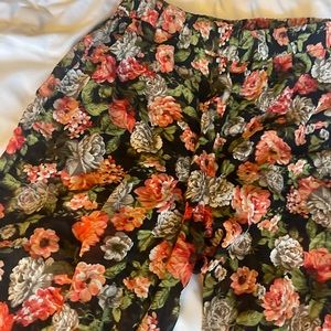 Flowy Floral Pants